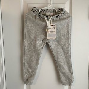 ZARA BABY 3/4 years gray sweatpants